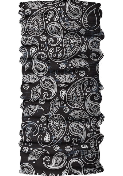 Buffalo Unisex Onyx Motosiklet Bandanalar Siyah