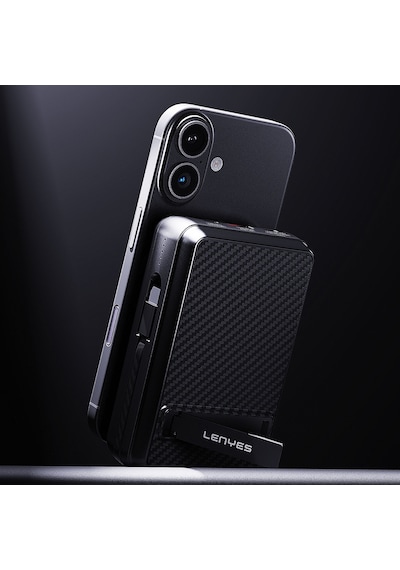 Lenyes Px274d Pd 22.5w Standlı M-safe Şarj Özellikli Wireless Powerbank 15w 20000mah Siyah Siyah