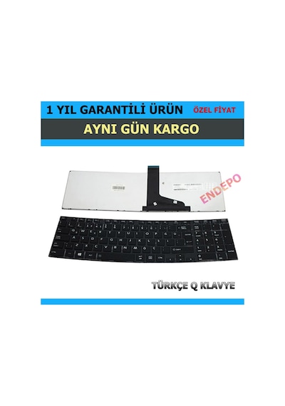 Toshiba Uyumlu Nsk-Tt5Su Türkçe Q Klavye Siyah