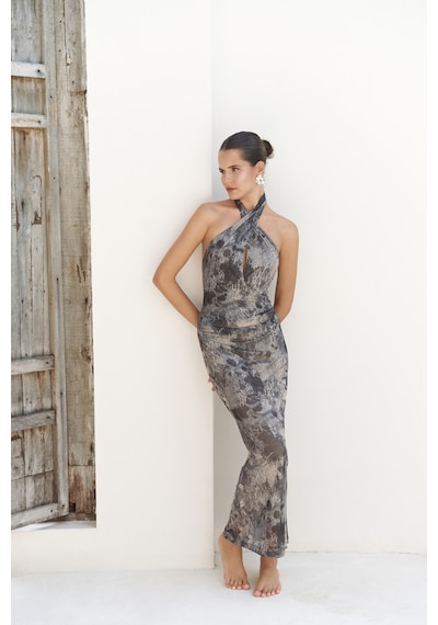 Mai Collection Mai Studios Co. Keefnes Kruvaze Antrasit Uzun Elbise Antrasit Mai Collection Mai Studios Co. Keefnes Kruvaze Antrasit Uzun Elbise Antrasit