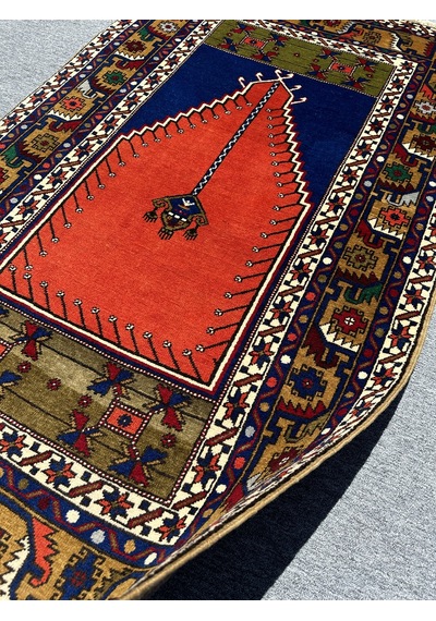 EL DOKUMA TAŞPINAR HALISI 121X203 ÇİFT KİŞİLİK SECCADE NAMAZLIK