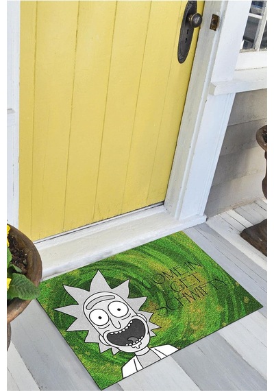 Dekoratif Kapı Önü Paspas, Dış Mekan/ev İçi/banyo/mutfak/yatak Odası/giriş Paspasları Rick And Morty Diğer