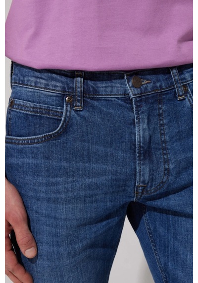 Lee Slim Fit Dar Paça Mavi Erkek Kot Pantolon L719nlqn 001