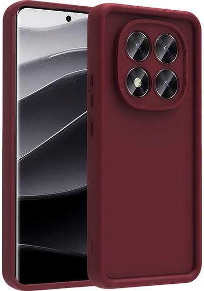 Uryport Xiaomi Redmi Note 15 Pro 5g Viera Silikon - Bordo