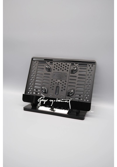 Gazi Mustafa Kemal İmza Benzer 3d Kabartmalı Pleksi Motor Plakalığı - 848647919