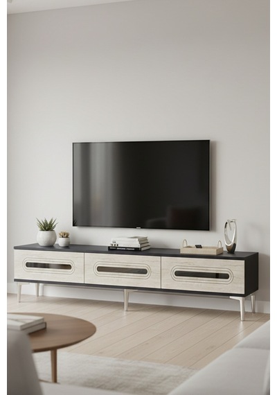 Tsa1806ats Rany Tv Sehpası Antrasit-traverten-sılver 180cm Antrasit - Traverten - Gümüş Tsa1806ats Rany Tv Sehpası Antrasit-traverten-sılver 180cm Antrasit - Traverten - Gümüş