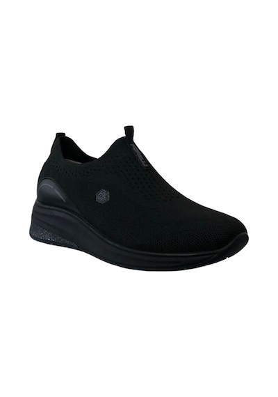 Forelli 30007-G Elvin Siyah Kadın Comfort Spor Ayakkabı Siyah