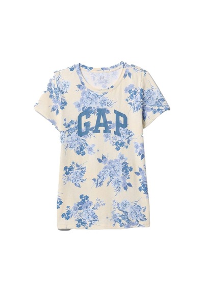Gap V-ss Logo Classic Tee T-shirt - 729555-10197 Mavi