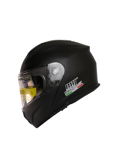 Motosiklet Güneş Vizörlü Ece 22.06 Sertifikalı New Motor Kaskı V2 Mat Black Mat Siyah