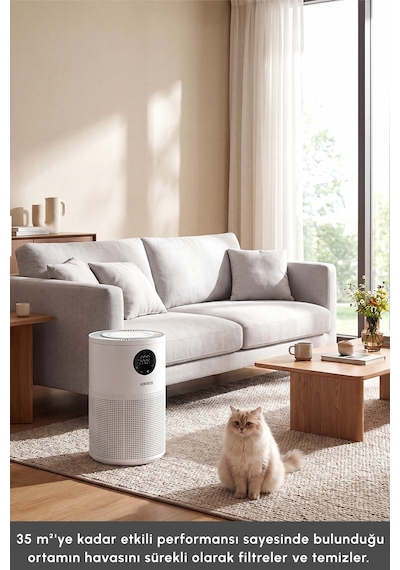 Karaca Oksijen Plus S1 Hava Temizleyici Matte White Beyaz