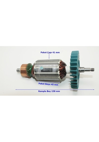 Makita Tipi Ga 5010 Endüvi Rotor Kollektör