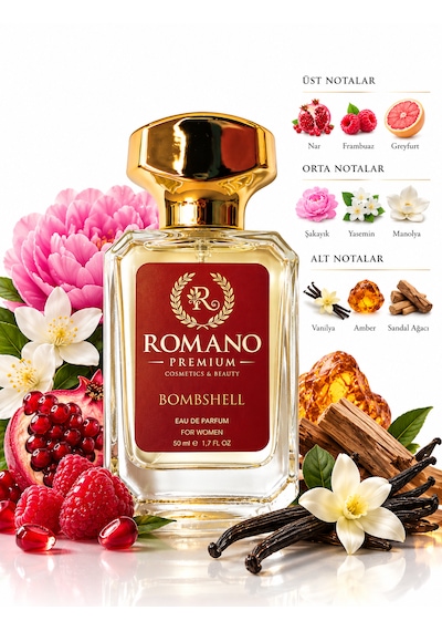 Bombshell 50 Ml Kalıcı Kadın Parfüm Yüksek Esans Gün Boyu Tazelik Çiçek - Meyve