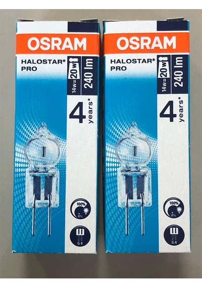 5 Adet Osram 64423 Halojen Lamba 12v 14w 20w 240 Lümen 4000 S