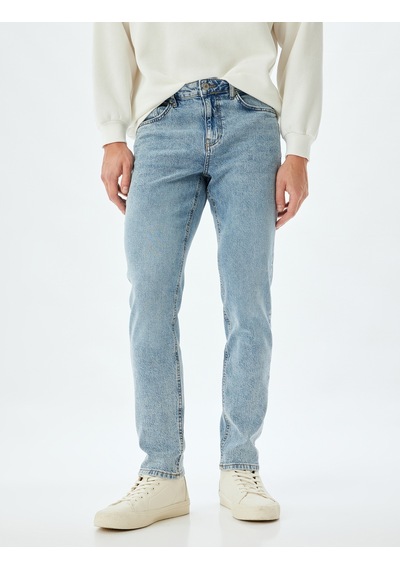 Koton Slim Fit Kot Pantolon - Brad Jean Açık İndigo 5wam40079nd Açık İndigo