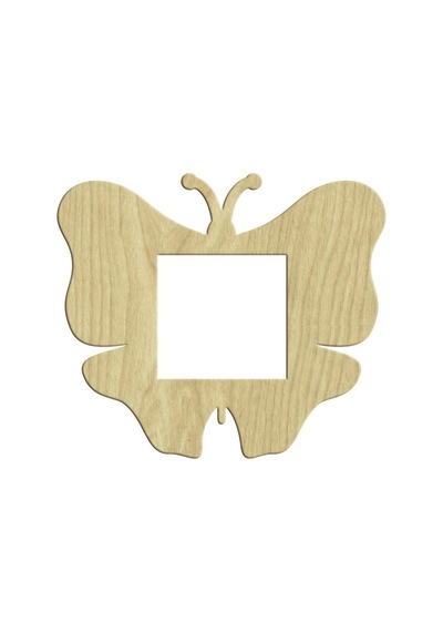 Kelebek Ahşap Pirizlik 16X19Cm L-081