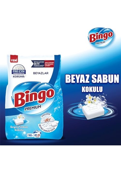 Premium Toz Çamaşır Deterjanı 7 Kg Beyaz