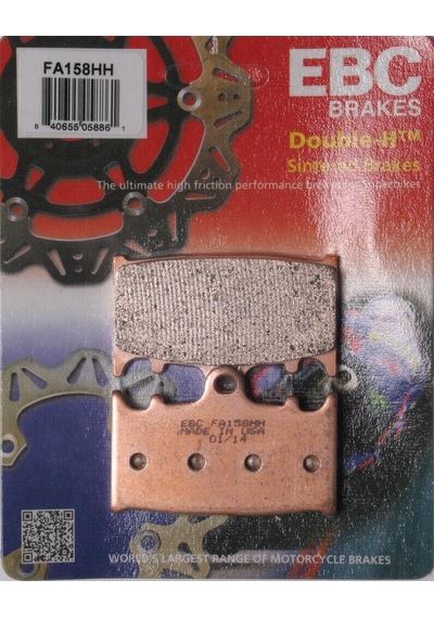 Ebc Fa158hh 1995-1997 Kawasaki Ninja Zx-6r Uyumlu Ön Fren Balatası Sinterli Balata