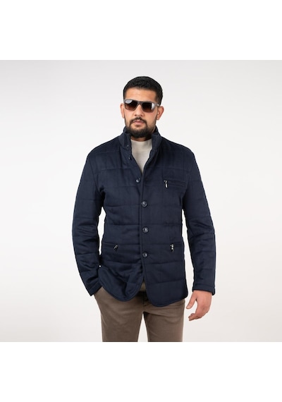 Notra Regular Fit Düğmeli Kaşe Kaban
