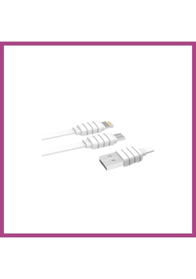 Gees Global Konfulon S56 2in1 Lightning-micro Usb Kablo 1.2m 2.1a Gbzs