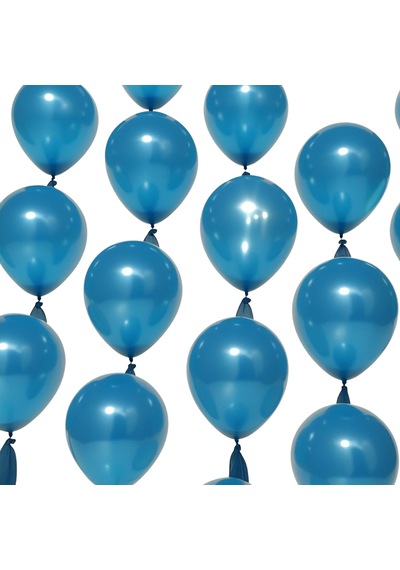 20 Adet 5 İnç 13 Cm Metalik Mavi Balon Doğum Günü Süsleme MAVİ