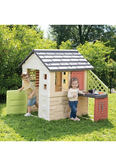 Smoby Life Doğa Oyun Evi Ve Mutfağı 810739 Renkli