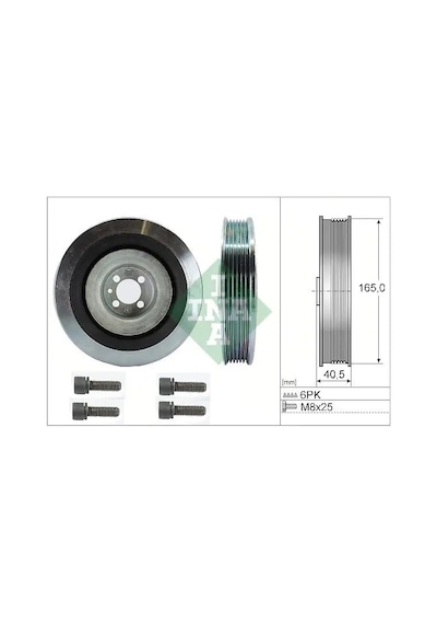 Fiat Bravo Krank Kasnagi 1.4 Tjet 2008-2013 Ina 544008020