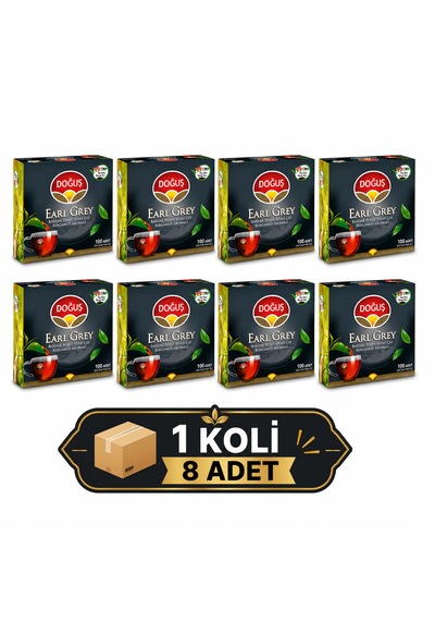 Doğuş Earl Grey Bardak Poşet Çay 200 G 100'lü X8 Adet 1 Koli