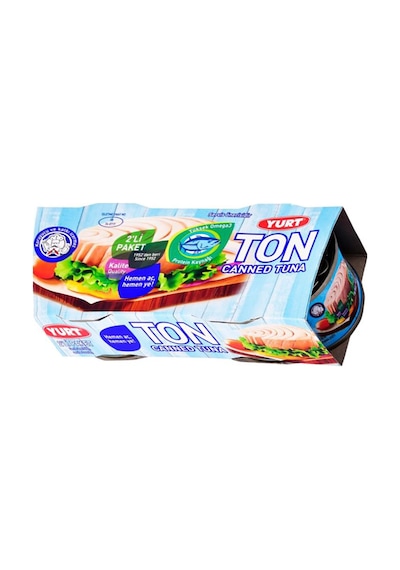 Yurt Ayçiçekyağlı Ton Balığı 2x160 G 8'li Avantaj Paketi Mıchu