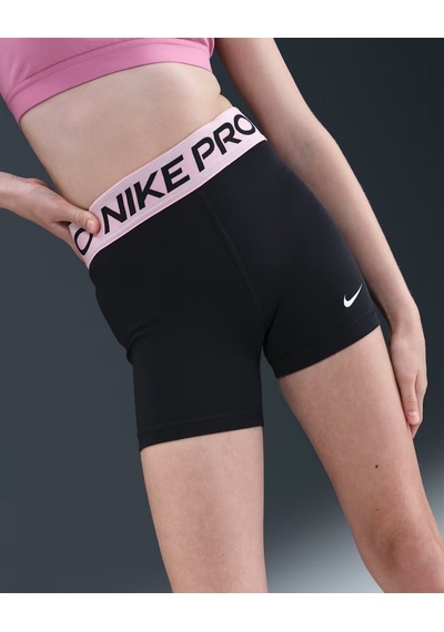 Nike Pro Da1033-018 Kız Çocuk Kısa Tayt - Siyah
