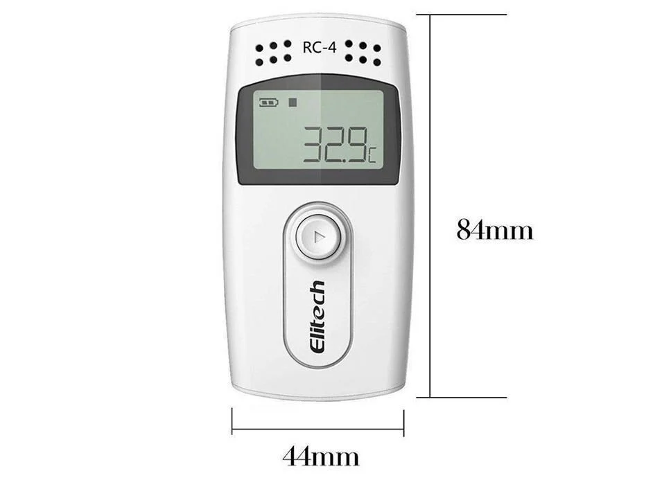 Elitech Rc-4 Sıcaklık Kaydedici Datalogger Pdf Rapor Kablolu Sensör 0