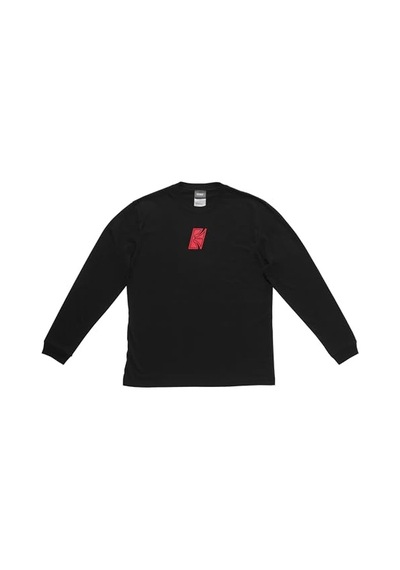 Long Sleeved T-shirt Black W/t Logo M