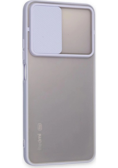 Csmtex Newface Xiaomi Redmi Note 11t Kılıf Palm Buzlu Kamera Sürgülü Silikon - Lila
