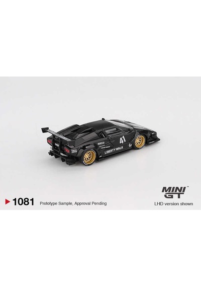 Mini Gt 1/64 Lamborghini Countach Lb-works Black 1081