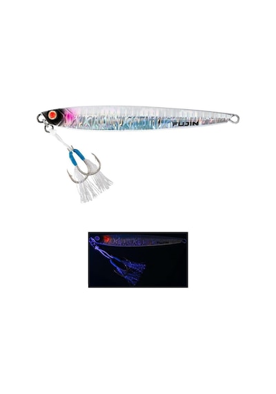 Fujin Valhalla Darksea 150gr Metal Jig Yem Uv White Glow