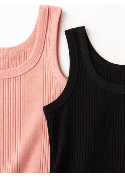 Demirsa Boutique Pamuklu Penye Kaşkorse Kumaş Kalın Askılı Oval Yaka Siyah Ve Pudra Renk Kadın 2'li T-shirt Atlet Siyah-pudra Demirsa Boutique Pamuklu Penye Kaşkorse Kumaş Kalın Askılı Oval Yaka Siyah Ve Pudra Renk Kadın 2'li T-shirt Atlet Siyah-pudra