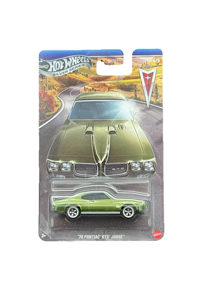 Hot Wheels Silver Series 1970 Pontiac Gto Judge Yeşil Metal Oyuncak Araba