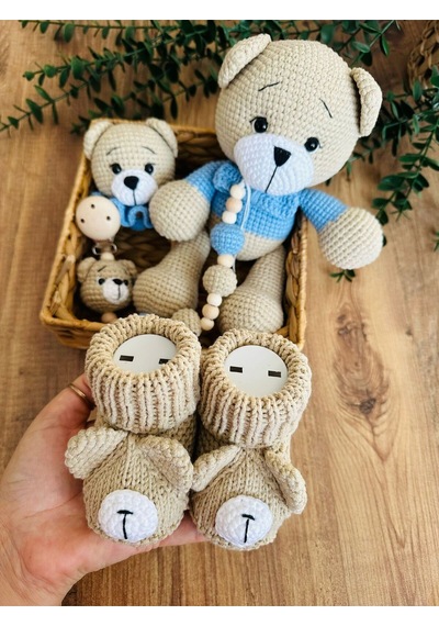 Amigurumi Big Bear Ayicik 4'lü Set