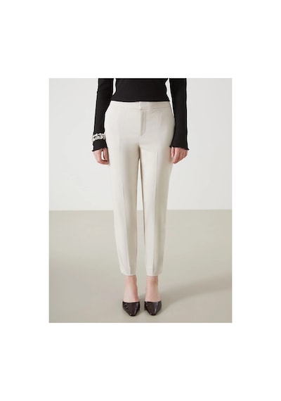 LC Waikiki Yeni Sezon Beli Lastikli Dar Fit Kadin Pantolon - S5ık82z8 Stone