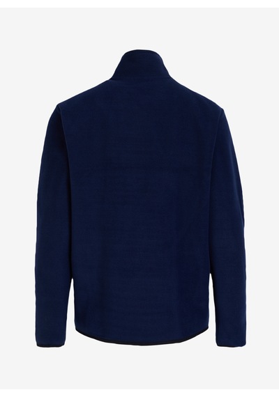 Jeep Lacivert Erkek Dik Relaxed Düz Polar Sweatshırt J4wm-swt4444