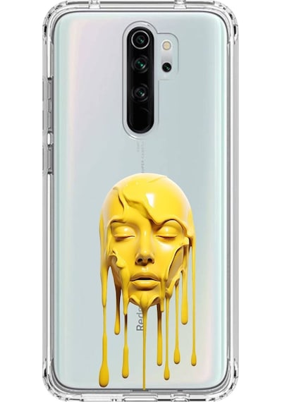 Xiaomi Redmi Note 8 Pro Uyumlu Şeffaf Kılıf Estetik Yüz 6 Tasarımlı