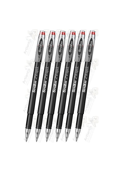 Kırmızı Pilot Kalem Speed 27 6 Adet Scrikss Pilot Kalem 0.7 Mm Roller Uçlu Pilot Kalem İnce Uçlu Likit Mürekkepli Pilot Kırmızı