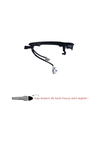 Jaroparts Nissan Juke Kapı Kolu Ön Dış Sağ-sol Uyumlu 1 Adet 2010-2015 80644-1KK0D