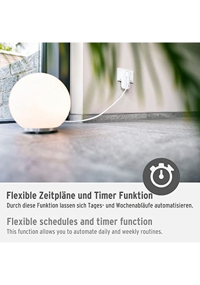 Brennenstuhl Wifi Özellikli Zaman Ayarlı Ses Kontrollü Akıllı Priz, Standart Diğer