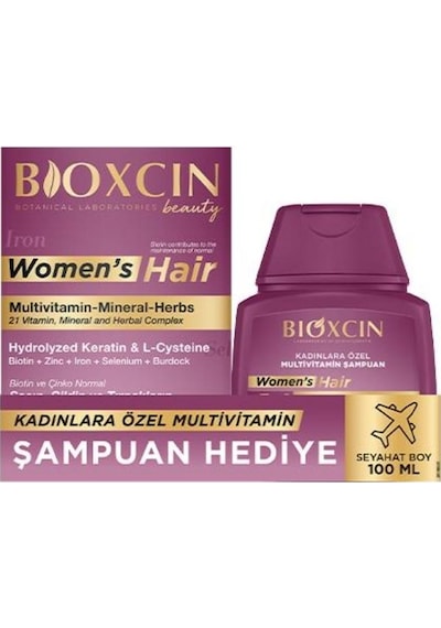 Bioxcin Women Hair 30 Tablet - 100 Ml Şampuan Hediyeli