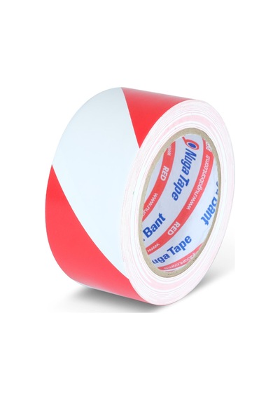 Yer İşaretleme Bandı 50 Mm X 30y Kırmızı-beyaz Renk