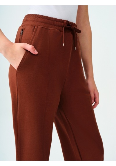 Jogger Fit Kadın Eşofman Altı Kahverengi