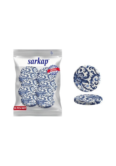 Sarkap Kavanoz Kapağı, 82mm, Hava Geçirmez, Sızdırmaz, Konserve İçin Uygun, 10'lu Paket Sarmaşık Beyaz - Çok Renkli Sarkap Kavanoz Kapağı, 82mm, Hava Geçirmez, Sızdırmaz, Konserve İçin Uygun, 10'lu Paket Sarmaşık Beyaz - Çok Renkli