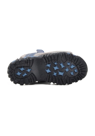 Lacivert Mavi Erkek Çocuk Düz Sandalet 24-410 P Lacivert-Mavi