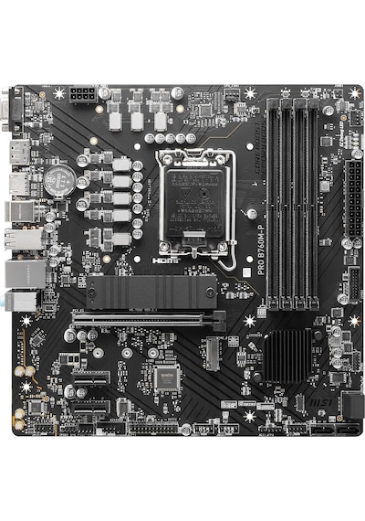 Msı Pro B760m-p Ddr5 6800mhz Oc M.2 Hdmı Matx 1700p