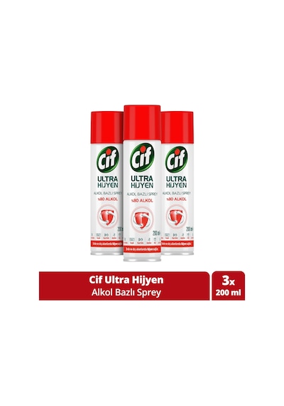 Cif Ultra Hijyen Sprey 3 x 200 ML